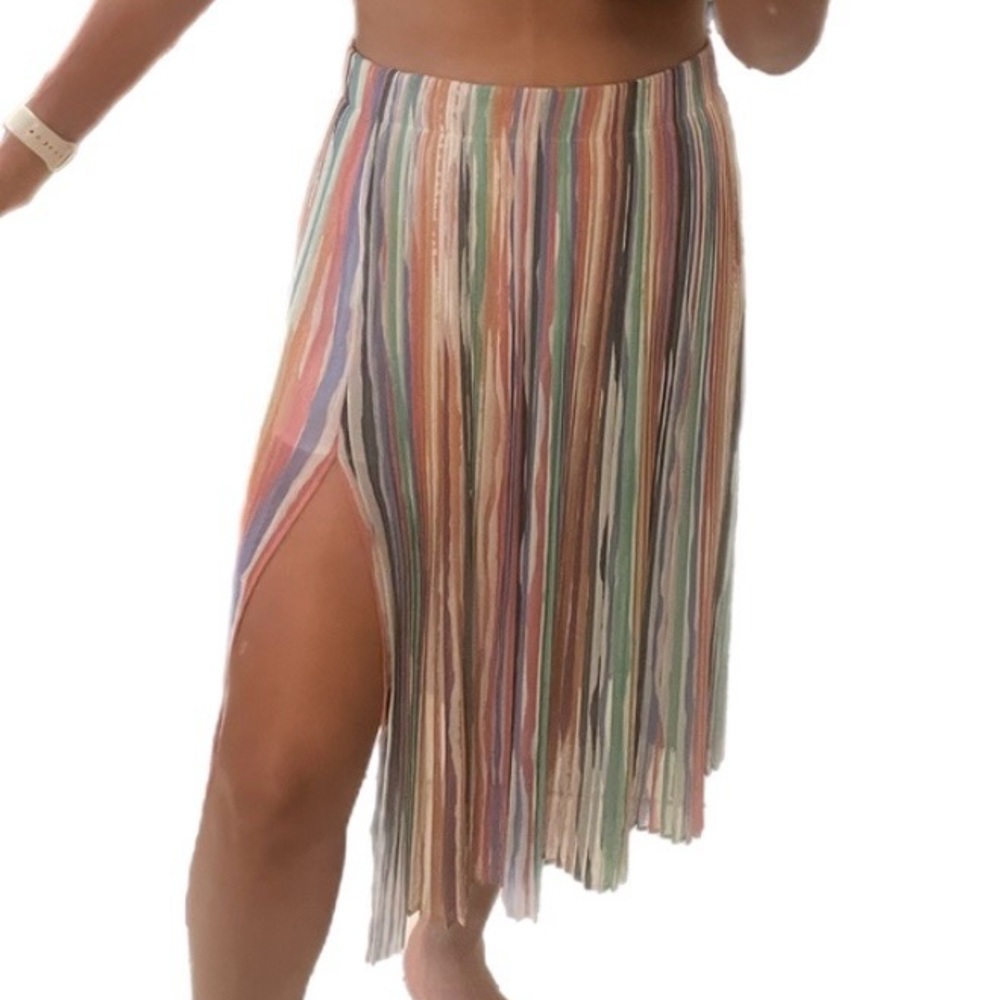 Zara Multicolor Striped Skirt